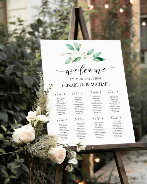 Staples Wedding Seating Chart