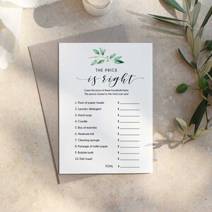 EDITABLE Price is Right Bridal Shower Game, the Price is Right Bridal ...