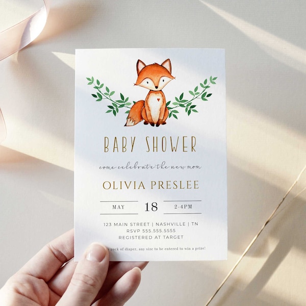 Fox Printable - Etsy