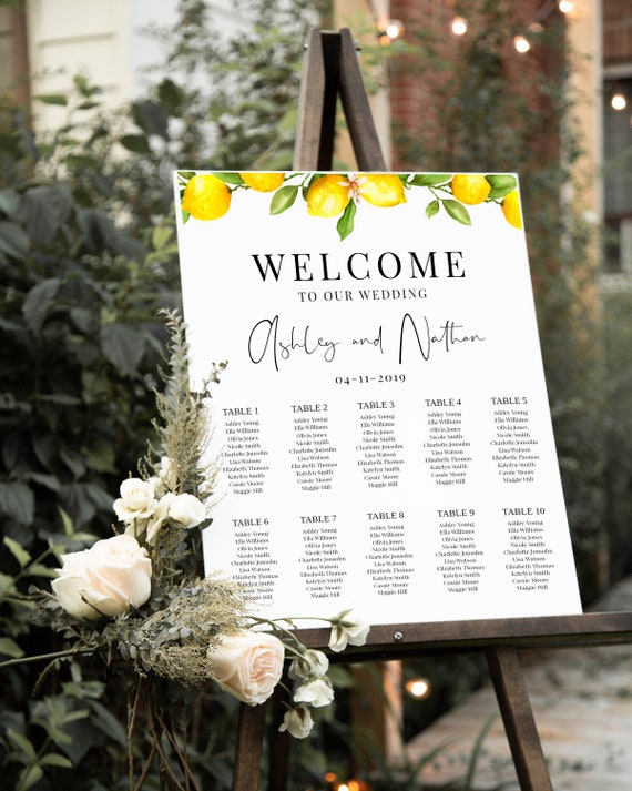 Shutterfly Wedding Seating Chart