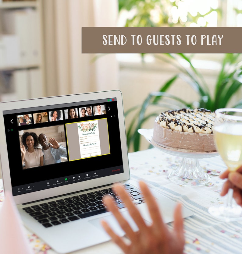 Virtual Baby Shower Games Bundle Zoom Baby Shower Games Etsy