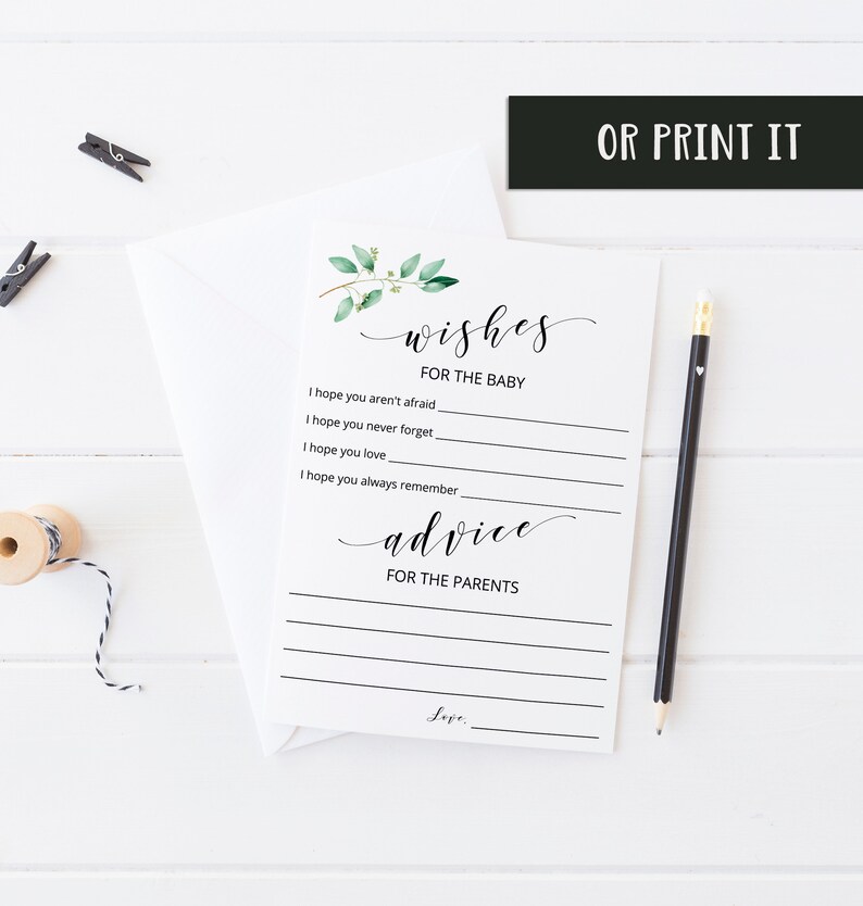 Virtual Baby Shower Games Zoom Baby Shower Games Greenery Baby Etsy