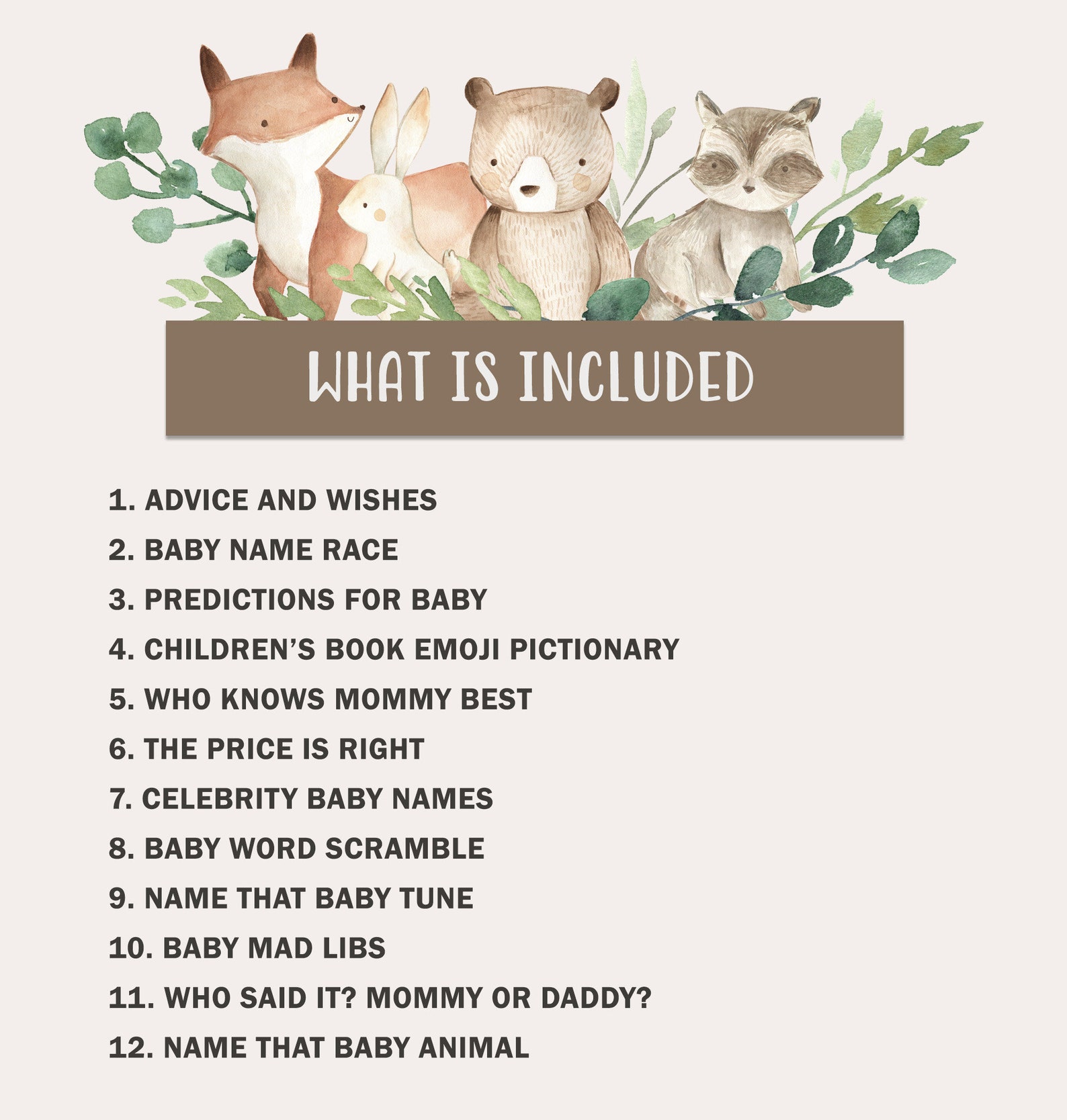 Virtual Baby Shower Games Bundle Zoom Baby Shower Games Etsy Canada