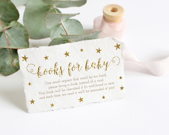 Twinkle Twinkle Little Star Book Request Baby Shower, Bring a Book Insert, Books For Baby Card, Book Request Insert, Printable - SG1 Il_570xn