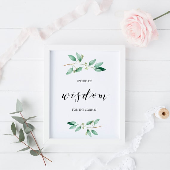 greenery-wedding-words-of-wisdom-for-the-bride-and-groom-words-of