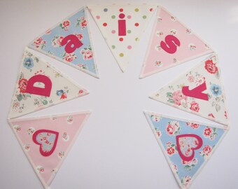 FABRIC BUNTING CATH KIDSTON /& LAURA ASHLEY FABRIC Gingham Star Trailing Floral