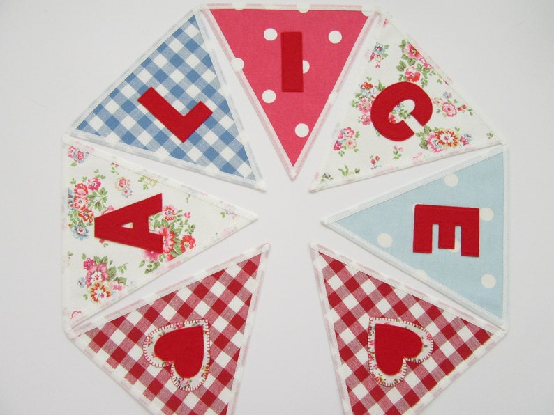 Cath Kidston Fabric Material 16 Large 16 Smaller Hearts Quilting Patchwork Sew
