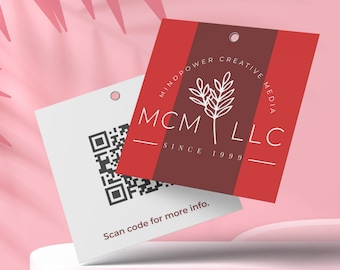 500 tag quadrati stampati su 2 lati a colori.  2,5 pollici quadrato lucido o opaco Premium Card Stock
