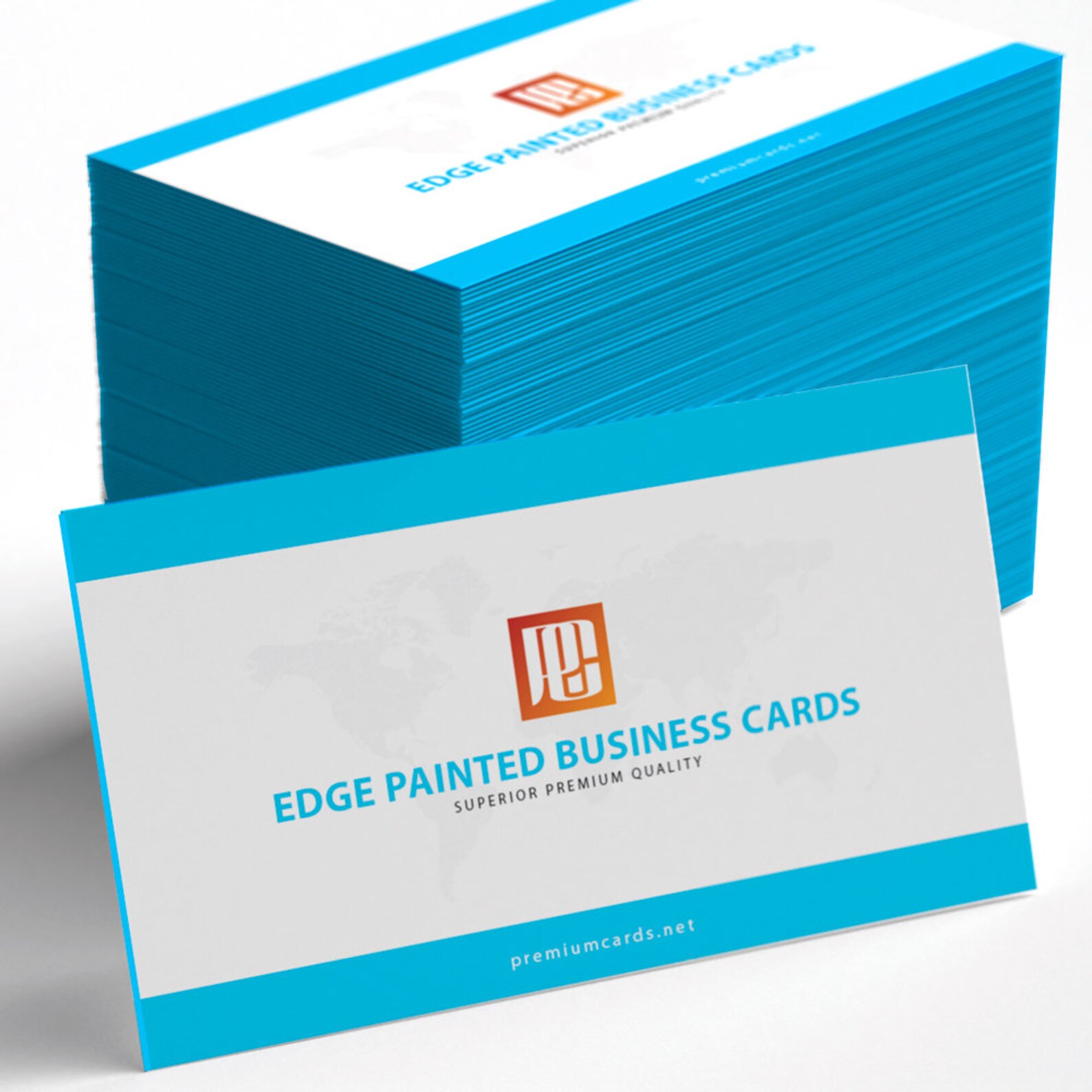 Edge Painted Business Cards 32pt Thick Card Stock Printing
