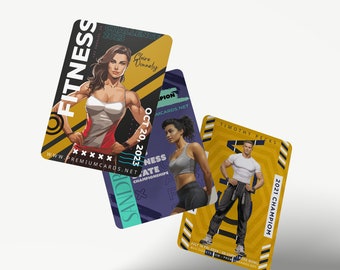 Custom Trading Card Printing - Print your own collector card - Trading Card design available.