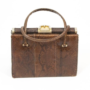 Borsa pelle shop intrecciata vintage