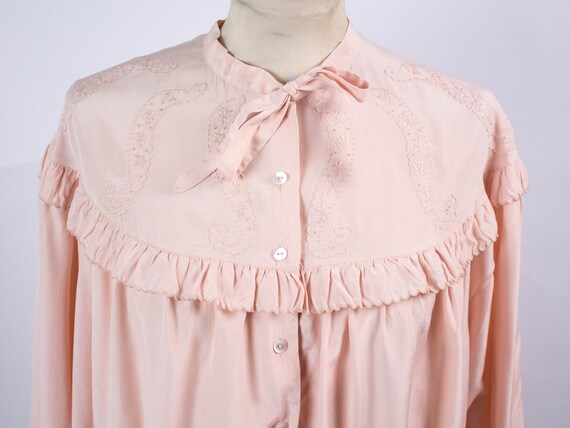 Vintage Night Gown, Pink Nightie, 40s Vintage, 19… - image 5