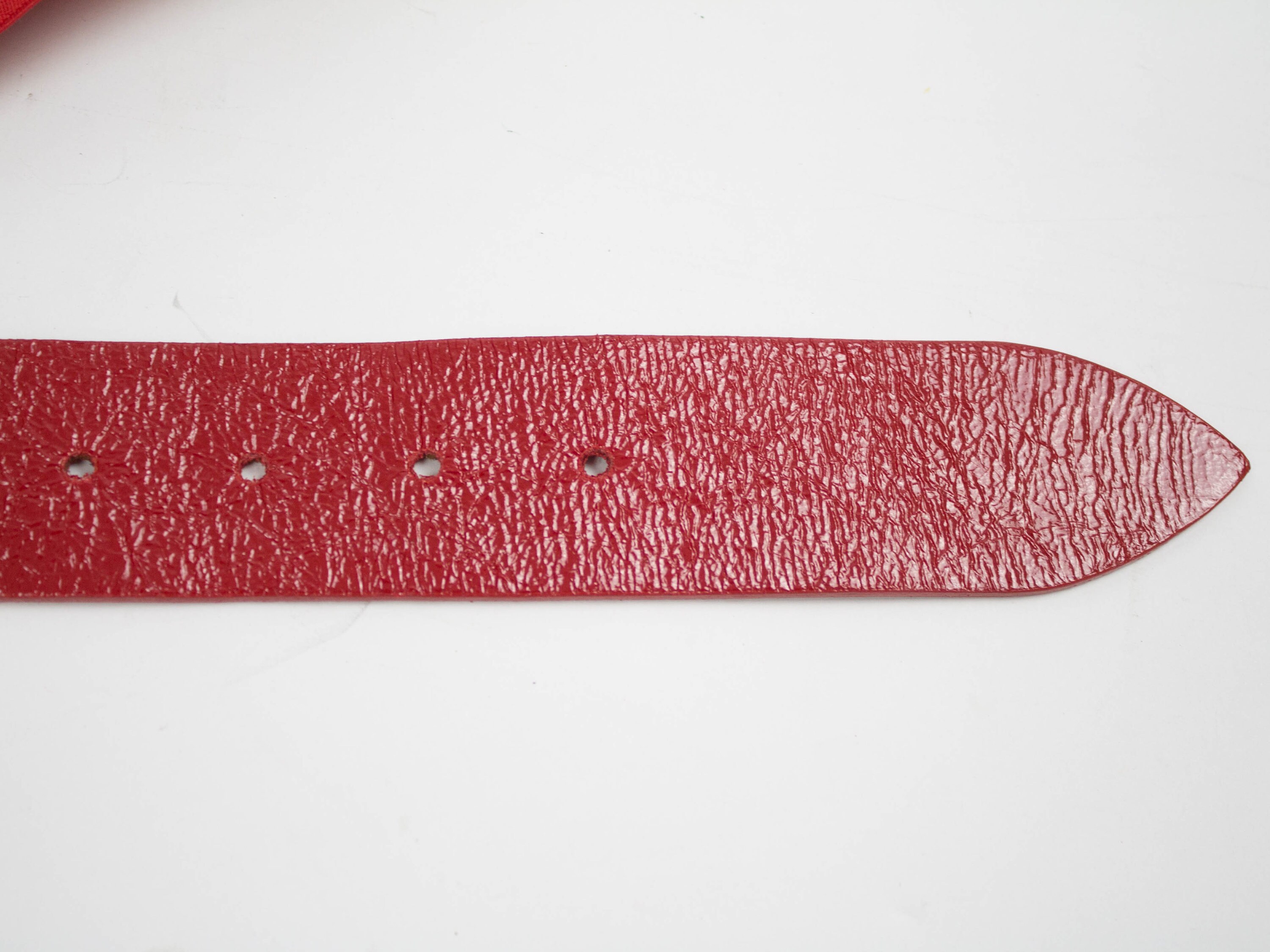 Red Leather Belt, Elastic Belt, Waist, Claudio Orciani Red Leather Belt, Elastic Belt, Waist, Claudio Orciani