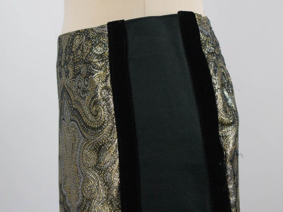 90s Gold Skirt, Philosophy Alberta Ferretti, Vint… - image 7