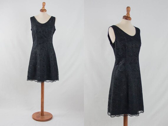 black dress 60s style