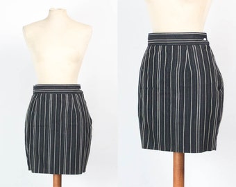 Moschino, Striped Skirt, Pencil, Cheap And Chic, Moschino Vintage, Black White, 80s Street Wear