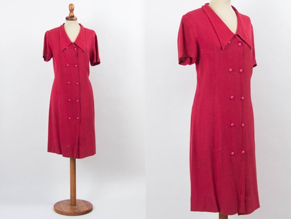 cherry red color dress