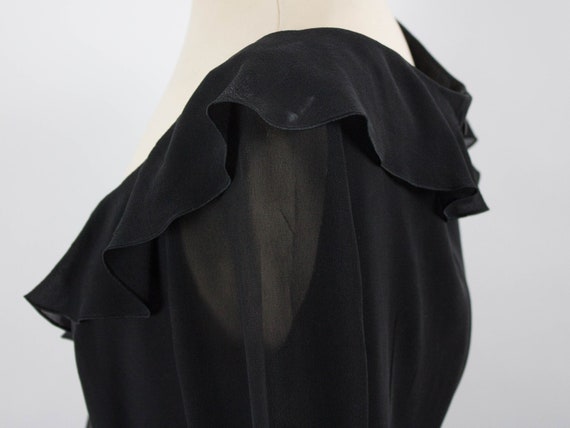 Escada Vintage Dress, 90s Black Dress, Elegant Bl… - image 8
