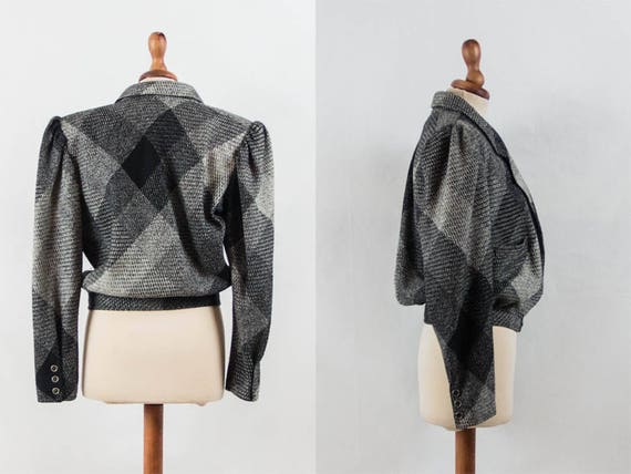 ungaro vintage blazer, 1980s jacket, wool tom, wi… - image 3