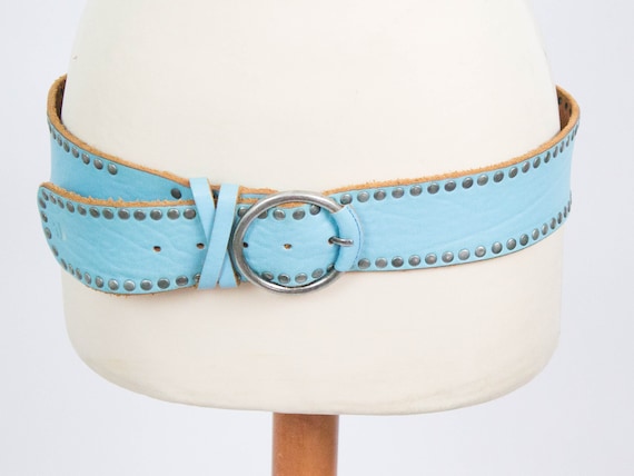 Blue Belt, 90s Vintage, Gipsy Style, Replay, Itali