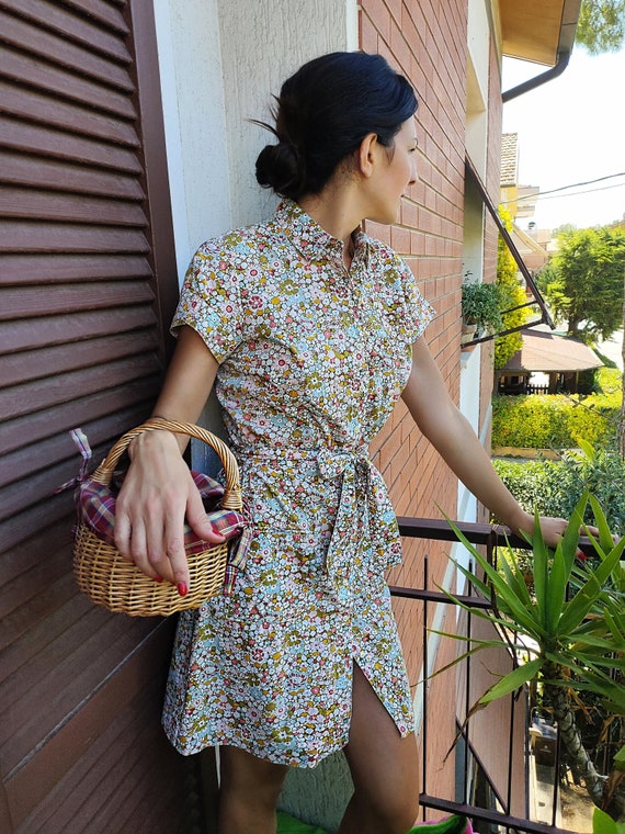 Cacharel, Liberty, 90s Vintage, Floral Print, Cach