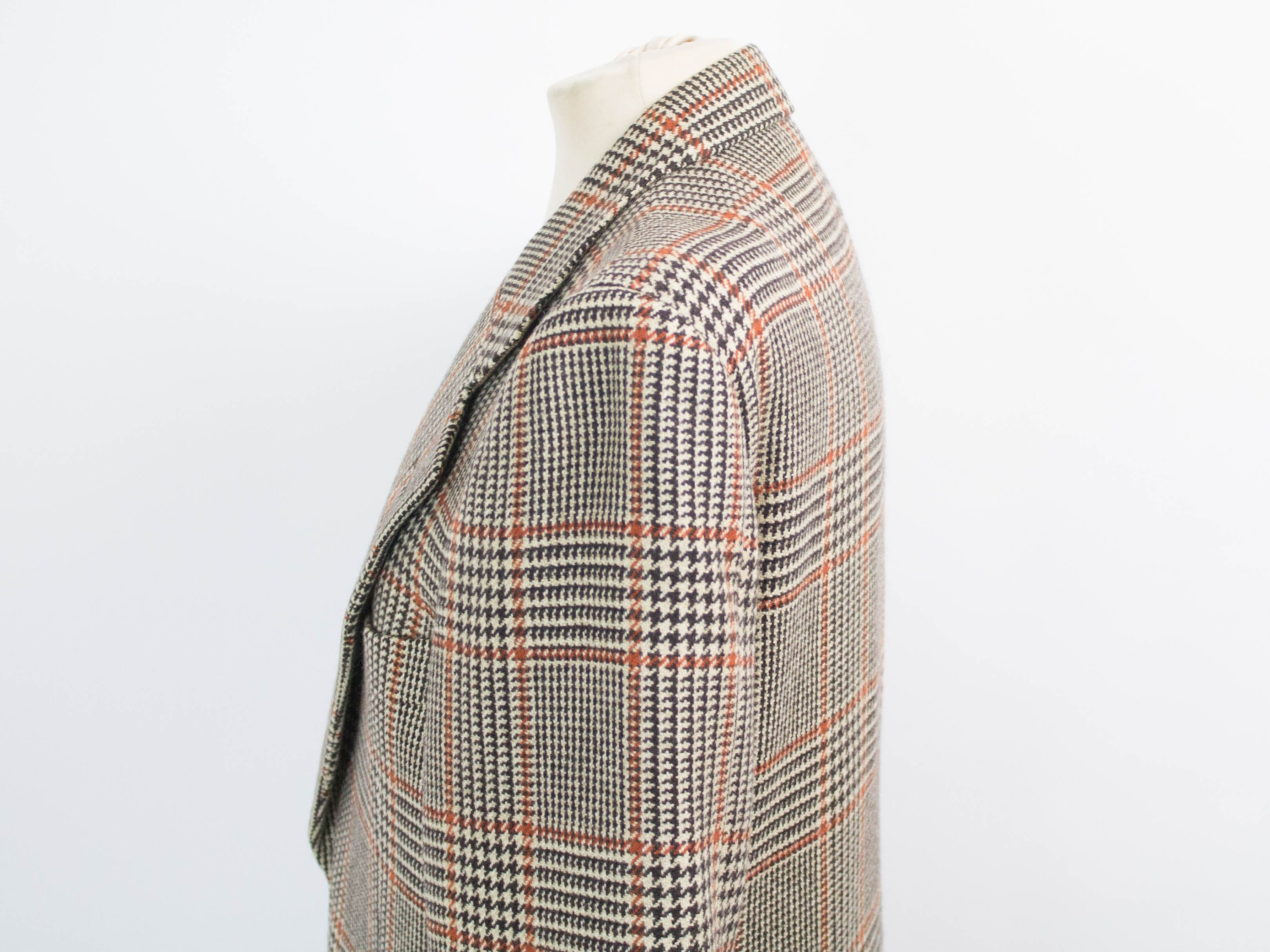 ジャケット・アウター 80s vintage brioni cashmere blouson Brown Jacket, 80s Vintage Jacket, Squared, Wool Cashmere