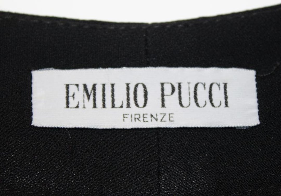 Vintage Pucci Pants // Palazzo 70s Black // Emilio Pucci - Etsy