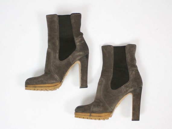 Prada Ankle Boot, Nineties Vintage, Grey Color, L… - image 9
