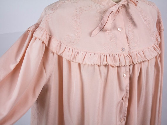 Vintage Night Gown, Pink Nightie, 40s Vintage, 19… - image 7