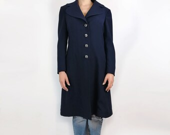 navy spring coat