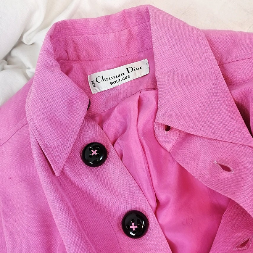 Miss Dior Vintage Christian Dior Dress 80s Vintage Pink | Etsy