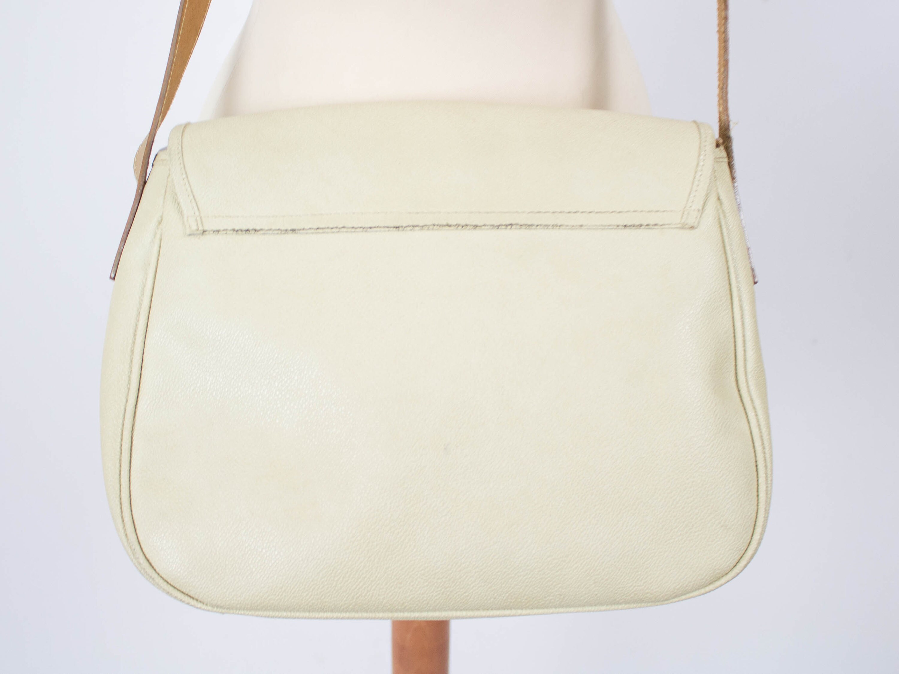 Shoulder Bag Vintage Beige Handbag Mazzini Bag Italian - Etsy