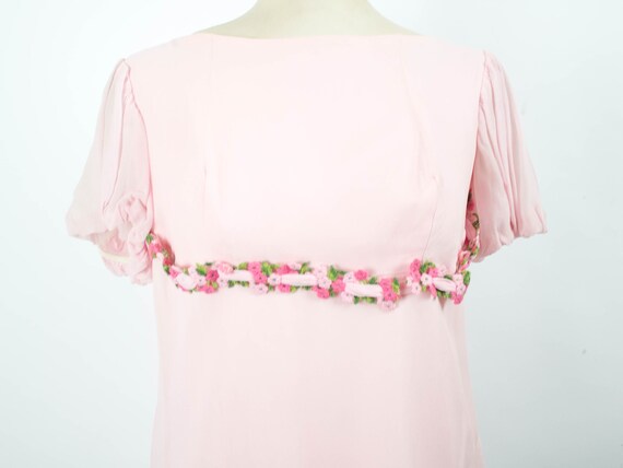 Vintage Dress Pink, Romantic Dress, 1960s Dress, … - image 3