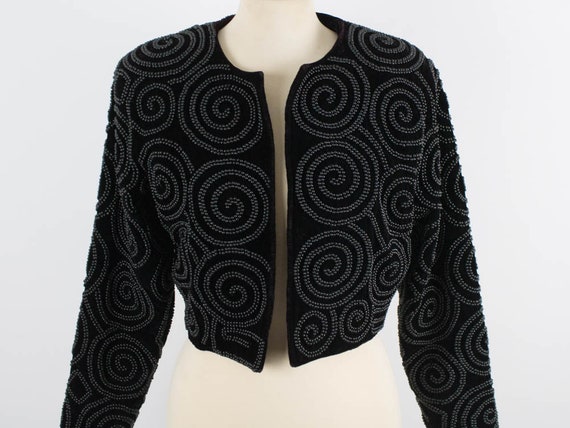 80s Vintage Blazer, Bolero Jacket, 1980s Blazer, … - image 3