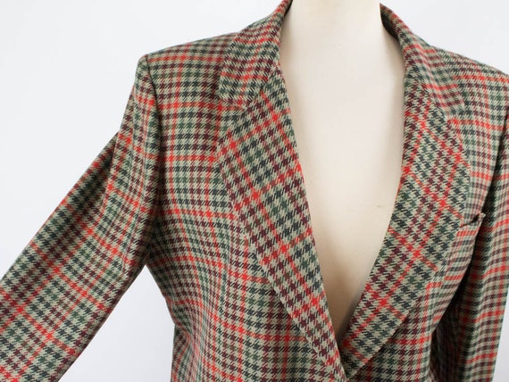 80s Fendi Jacket, Vintage Fendi, Tartan Jacket, S… - image 4