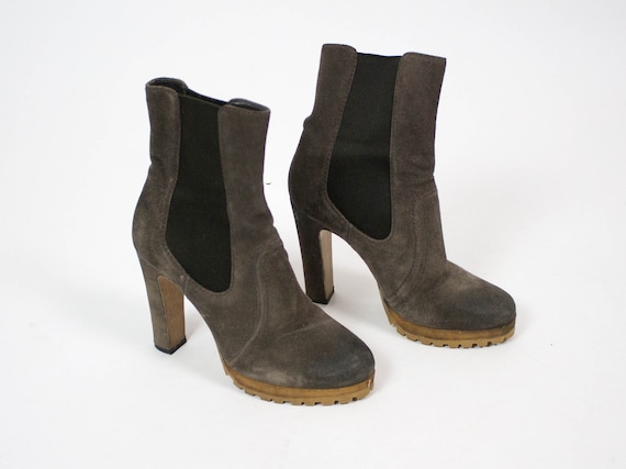 Prada Ankle Boot, Nineties Vintage, Grey Color, L… - image 2