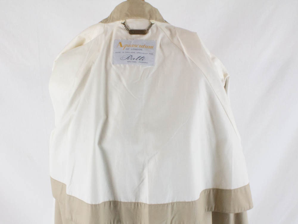 80s Trench Coat, Aquascutum Coat, Eighties Vintage Trench