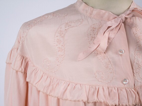 Vintage Night Gown, Pink Nightie, 40s Vintage, 19… - image 6