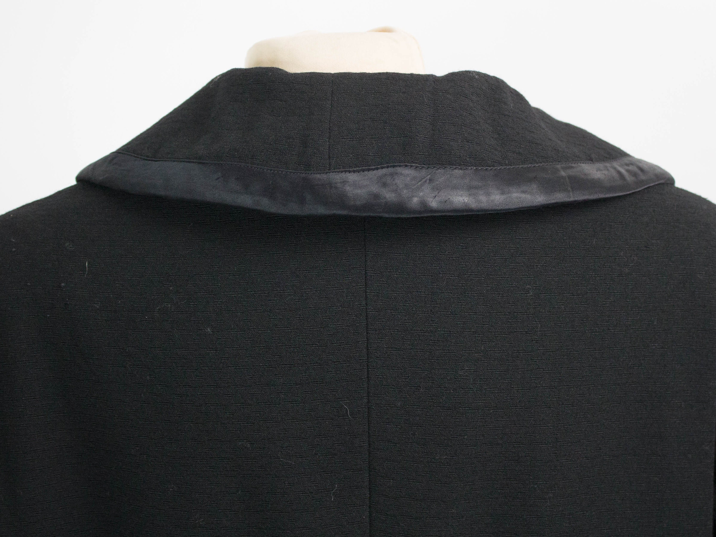 Black Coat Elegant 40s Vintage Vintage Duster Coat - Etsy