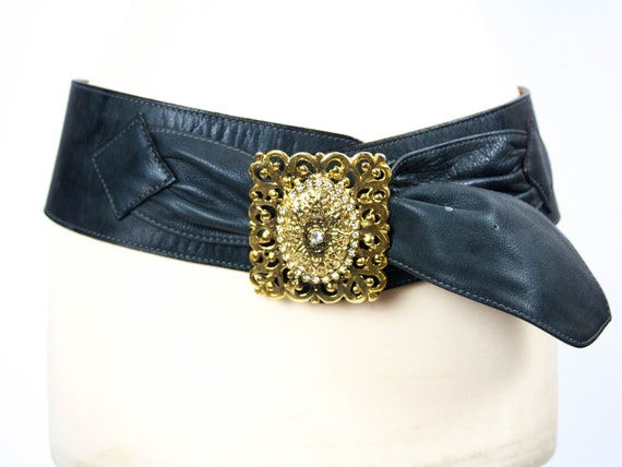 Leather Belt, Women Belt, Waist Belt, Jewel Belt,