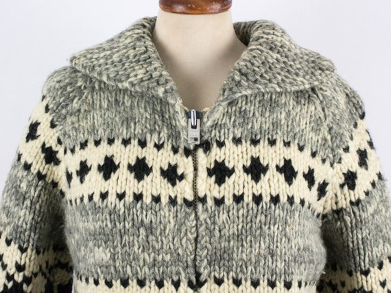 Cowichan 70s Sweater, Salish Jacket, Vintage Jump… - image 3