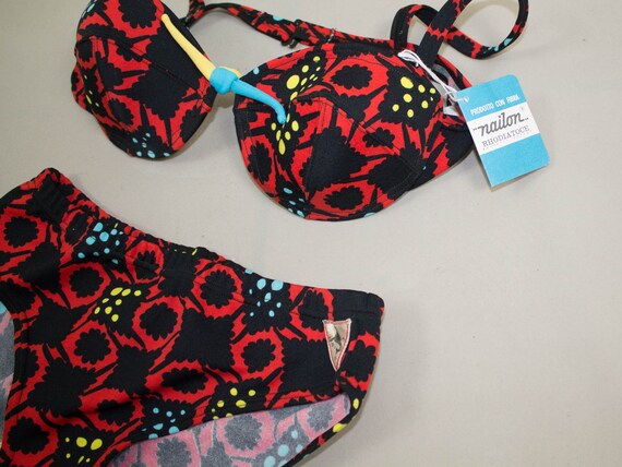 Vintage Bikini, 70s Swimsuit, 70s Summer Bikini, R