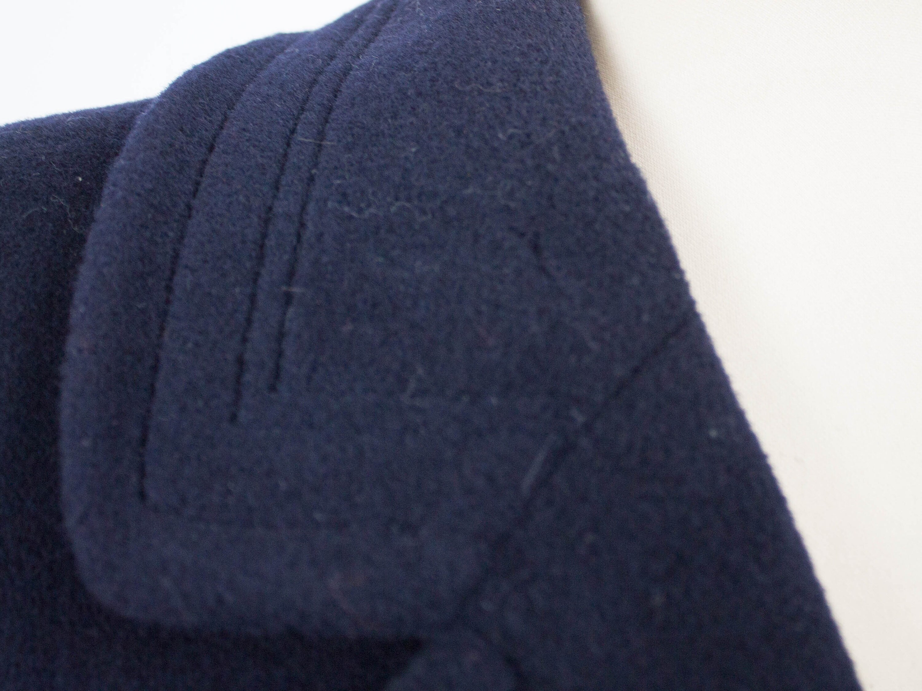Vintage Coat Wool Cashmere Blue Color 80s Fashion Classic | Etsy