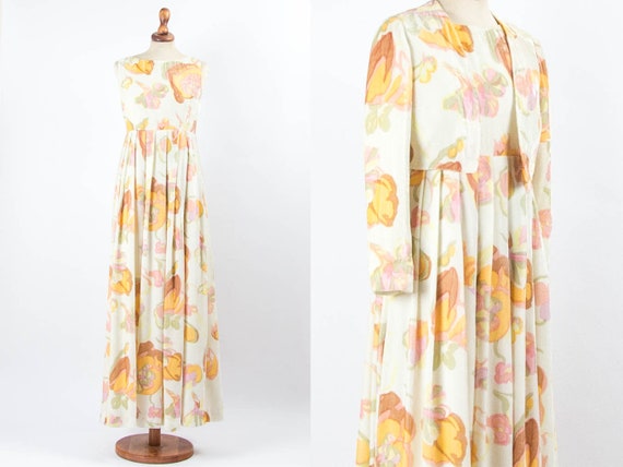 Hippie Boho Clothing, Boho Maxi Dress, Vintage Fl… - image 1