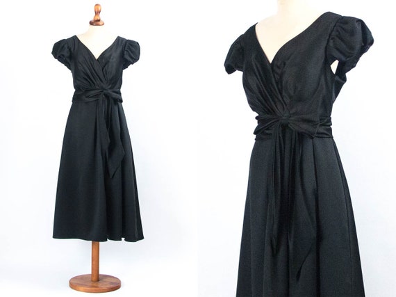 Vintage Fit E Flare, anni '80 fa anni '50 vestito… - image 1