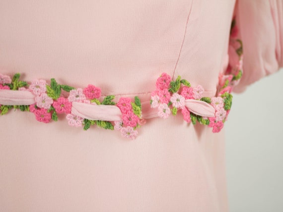 Vintage Dress Pink, Romantic Dress, 1960s Dress, … - image 4