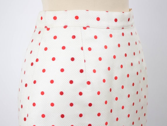 Vintage Polka Dot Skirt, Versus By Gianni Versace… - image 5