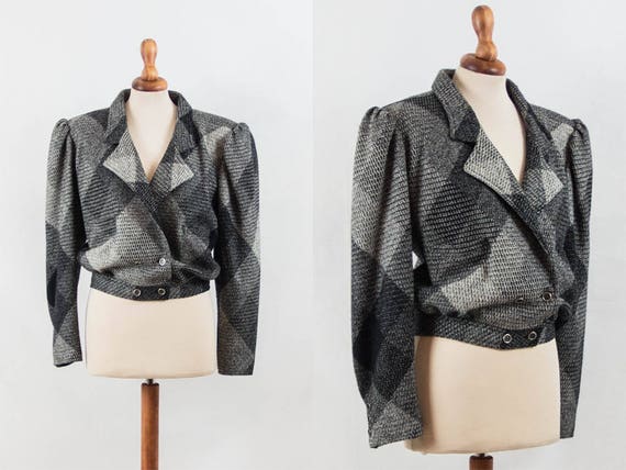 ungaro vintage blazer, 1980s jacket, wool tom, wi… - image 2