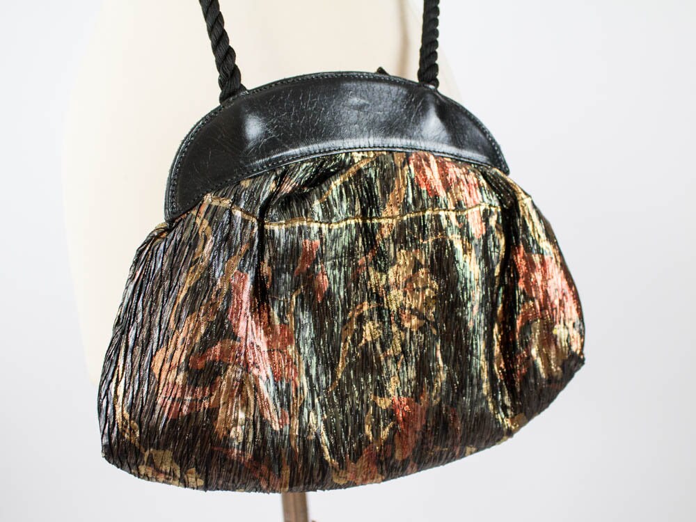 Braccialini Bag, 1980s Vintage Bag, Bow Bag, Evening Bag
