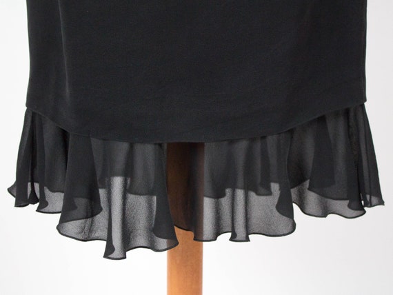 Escada Vintage Dress, 90s Black Dress, Elegant Bl… - image 6